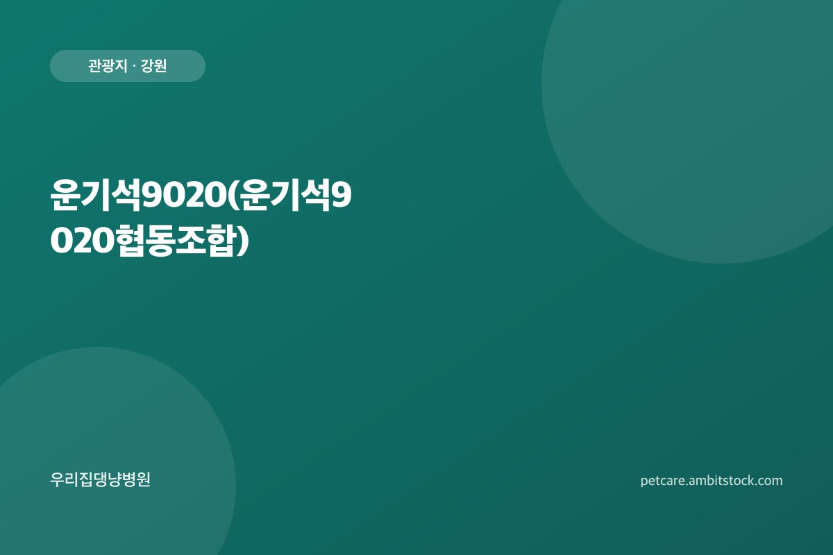 운기석9020(운기석9020협동조합)