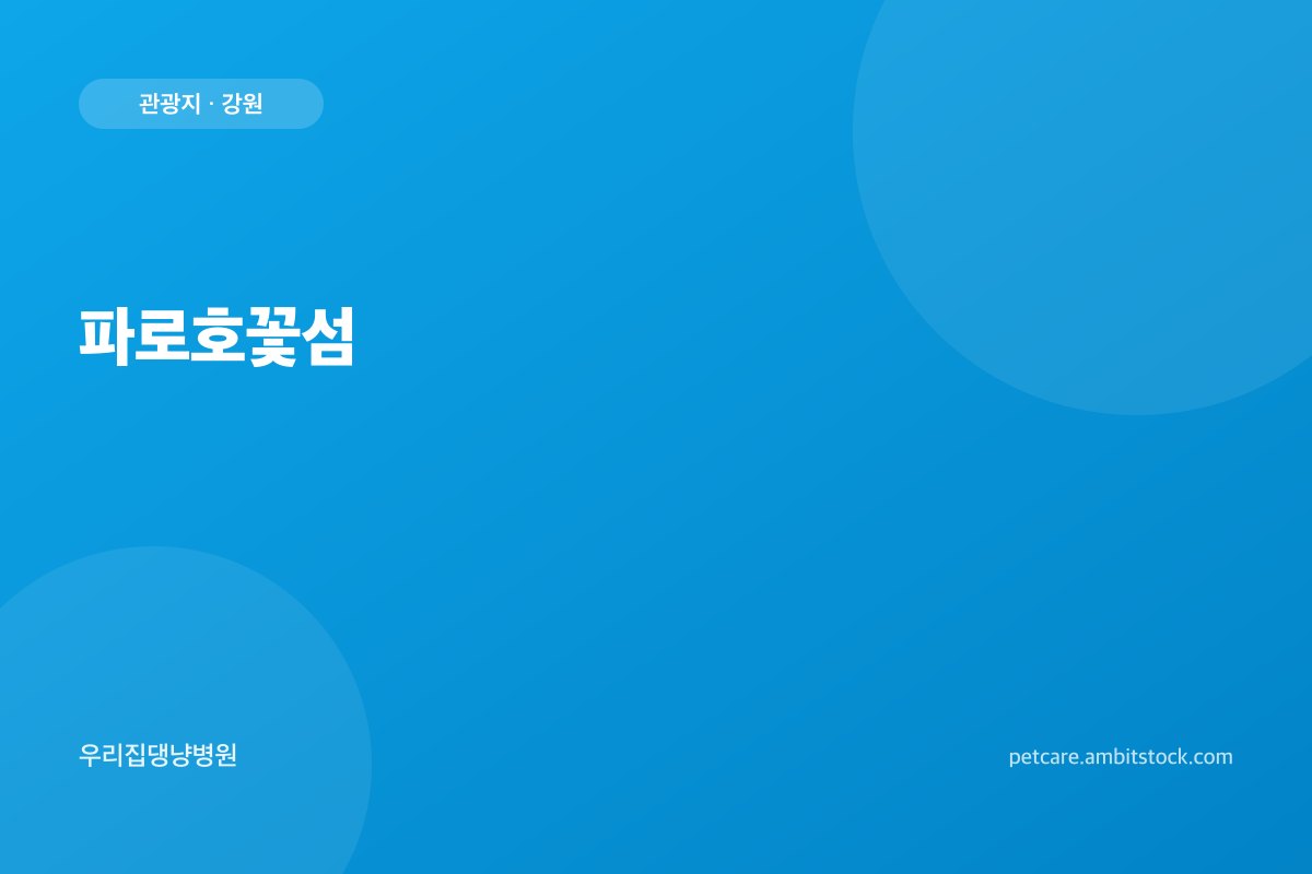 파로호꽃섬